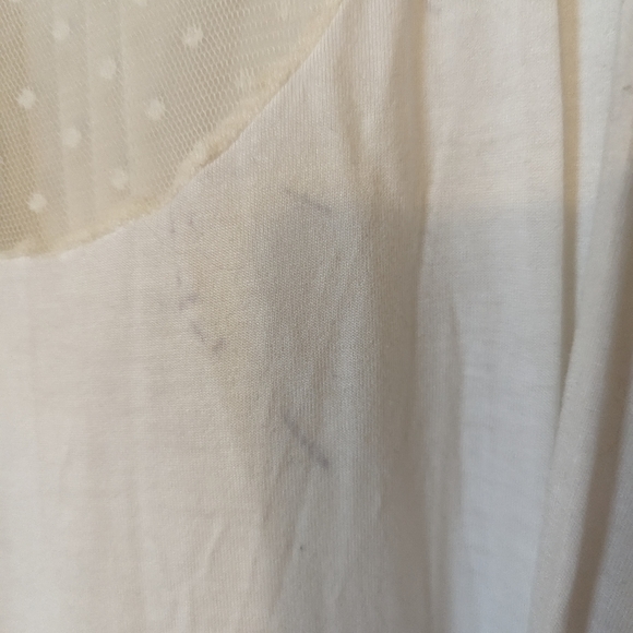 XL Lauren Conrad White/Cream Lace Tank - Picture 5 of 5